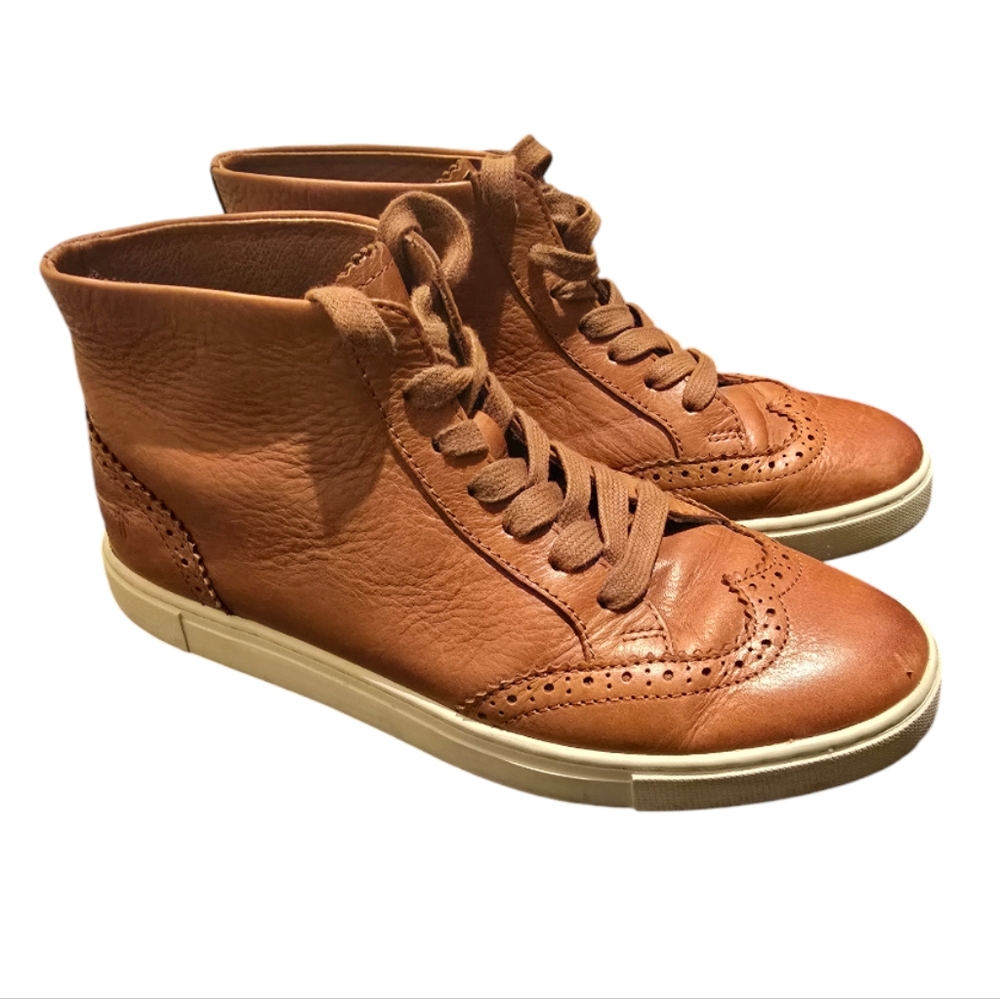 Frye Lace Up Ankle Sneaker Shoes. Size 8.5